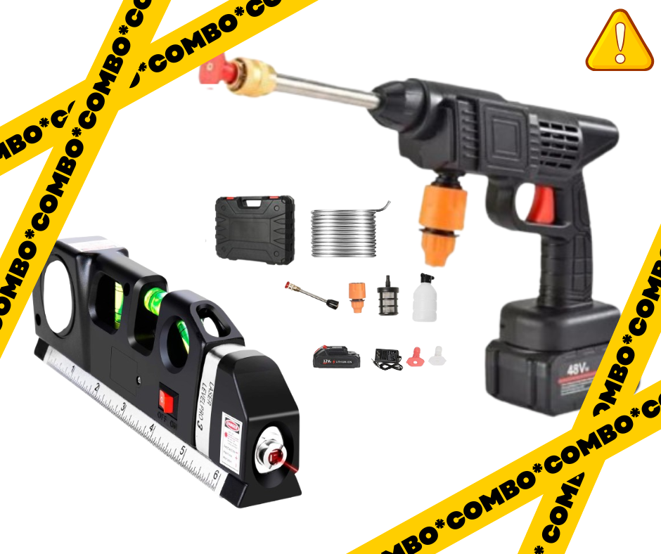 Hidro lavadora 2 baterías + Cinta Laser